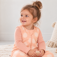 Papaya Big Dots bambusový spací pytel s nohavicemi 2.5 TOG